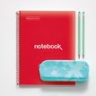 8422593485699-Notebook Emotions, couverture souple, A4 lignes horizontales 7 mm, 120 feuilles de 5 couleurs, Miquelri--2