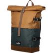 Sac à dos WALKER "Roll Up Pure Eco" - 2 compartiments coloris Peanut / Alge