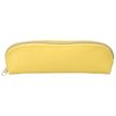 Trousse ovale SCHOOL "Dots" coloris jaune