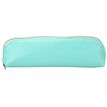 Trousse ovale SCHOOL "Dots" coloris turquoise