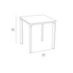 8414376944578-Table 70x70cm MEET - Ezpeleta professionnel - Anthracite-P_405227975_3-2