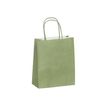 3700481684047-50 Sacs cadeau kraft - poignées torsadées - 23 cm x 12 cm x 30 cm - vert amande-P_405240040_1-0
