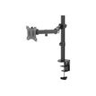 3303170105252-T'nB - Bras porte-écran simple réglable - noir-Angle droit-0