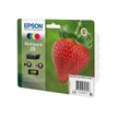 Epson 29 Fraise - Pack de 4 - noir, cyan, magenta, jaune - cartouche d'encre originale