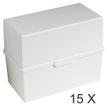 9002493042056-Exacompta - 15 Boîtes à fiches - A5 - pour 200 cartes - gris lumière--0