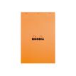 Rhodia - Pack de 5 Blocs notes - A4 + - 80 pages - petits carreaux - 80g - orange