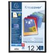 Exacompta KreaCover - 12 Porte vues personnalisable - 60 vues - A4 - noir