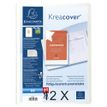 3130632583095-Exacompta KreaCover - 12 Porte vues personnalisable - 60 vues - A4 - blanc--0