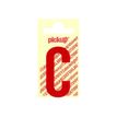 8711234223029-Pickup - Étiquette autocollante - 90 mm - Lettre C - rouge brillant-Avant-0