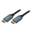 3700224767532-MCL Samar - Câble DisplayPort tressé - 3 m -  noir-Angle droit-0