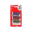 8410782133438-Apli - 6 tubes à paillettes - coloris assortis-Avant-0