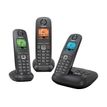4250366841274-Gigaset A540A Trio - téléphone sans fil - avec répondeur + 2 combinés supplémentaires - noir-Avant-0