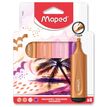 3154147409022-Maped Fluo'peps - Pack de 4 surligneurs - mix 2 pastel et 2 glitter - différents modèles disponibles--0