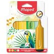 3154147409022-Maped Fluo'peps - Pack de 4 surligneurs - mix 2 pastel et 2 glitter - différents modèles disponibles--1