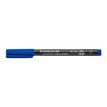 STAEDTLER LUMOCOLOR 318 - Marqueur permanent - pointe fine - bleu