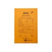 3037920201009-Rhodia Basics - Bloc notes - A4 - 160 pages - grands carreaux - 80g - orange-P_79350394_4-1