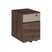 3483600349842-Caisson mobile VERMONT - 2 tiroirs - Noyer fumé-P_79375183_1-0
