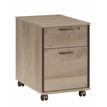 3483600448422-Caisson mobile MAMBO - Profondeur 60 cm - 2 tiroirs - Chêne/chocolat-P_79381466_1-0