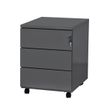 3219091960262-Caisson mobile - 3 tiroirs - anthracite - 56,7 x 54,1 x 41,8 cm-P_79401152_1-0