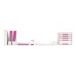4002432113590-Leitz WOW Dual Colour - Corbeille à courrier blanc/rose -P_79412634_3-3
