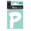 8711234003331-Pickup Déco Emma - Étiquette autocollante 70 mm - Lettre P - blanc-P_79413350_2-0