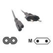 3700224714178-MCL Samar - câble d'alimentation 2 pôles (M) vers fiche bipolaire C7 (F) - 2 m-P_79414721_1-0