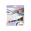 0884851024244-Pentel Arts -  Boite de 24 crayons de couleurs aquarellables CB9-24U-P_79421536_1-0