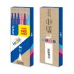 4902505525650-Pilot Frixion Ball - 6 Recharges pour rollers effaçables - 0,7 mm - bleu/rose/violet/turqu-P_79422462_2-1