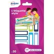 5014702085420-Avery - 30 Étiquettes adhésives pour stylos - 50 x 10 mm - bleu/vert -P_79422609_1-0