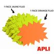 3270241004007-Apli Agipa - 25 éclatés fluo - jaune/orange - 16 x 24 cm--2