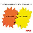3270241004021-Apli Agipa - 25 éclatés fluo - jaune/orange - 24 x 32 cm--1