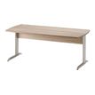 Bureau JAZZ+ - 140 cm - Pieds métal - Chêne gris