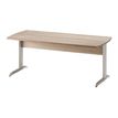 Bureau JAZZ+ - 180 cm - Pieds métal - Chêne gris
