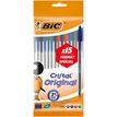 3086123368798-BIC Cristal Original - 15 Stylos à bille - noir, rouge, bleu, vert-P_79429575_1-0