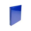 Exacompta Kreacover - Classeur à anneaux personnalisable - Dos 38 mm - A4 Maxi - pour 100 feuilles - bleu - 3 pochettes extérieures