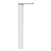 3253310164321-Bureau compact EXPRIM - L180 cm - Retour droite - Plateau imitation Hêtre - Pieds blanc (Pieds de renfort obligato-P_79432313_2-2