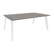 3253310163331-Bureau STEELY Manager - L180 x P100 x H72,5 cm - plateau imitation Chêne gris - Pieds blan-P_79432614_1-0