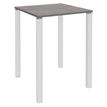 3253310158665-Table Lounge 4 pieds - L80xH105xP80 cm - Pied blanc - plateau imitation chêne gris-P_79432754_1-0