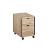 3483600874344-Caisson mobile MAMBO - Profondeur 60 cm - 2 tiroirs - Chêne Sonoma/noir-P_79433383_1-0
