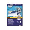Europe100 - 1200 Étiquettes multi-usages blanches - 105 x 48 mm - réf ELA021.FR