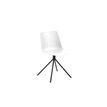 Lot de 2 chaises DN - Pieds spider - blanc