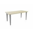 2012349454404-Bureau EVIDENCE - 180 cm - Pieds aluminium - Plateau imitation érable-P_79441301_1-0