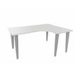 2012349455845-Bureau compact 90° à droite EVIDENCE - Pieds aluminium - Plateau blanc-P_79441373_1-0