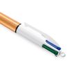 3086123595156-BIC 4 Couleurs - Stylo à bille 4 couleurs - 1 mm - corps texturé doré givré-P_79445270_5-4