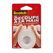 4046719360581-Scotch Crystal - Ruban adhésif "Se découpe à la main" - 19mm x 25m--0