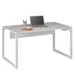 Bureau SUNDAY - 140 cm - Pieds cadre - Gris