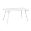 Bureau SUNDAY - 160 cm - Pieds trapèze - Blanc