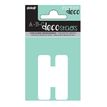 8711234002532-Pickup Déco Anna - Étiquette autocollante 60 mm - Lettre H - blanc--0