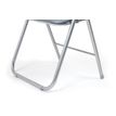 3760185028936-Chaise pliante JUNY - assise et dossier recouverts de PVC - Rouge--2