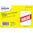 5014702032622-Avery -  1000 étiquettes perforées pré-imprimées Soldé - 49 x 65 mm - Blanc/Rouge--0
